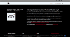 Desktop Screenshot of jadorechambery.com